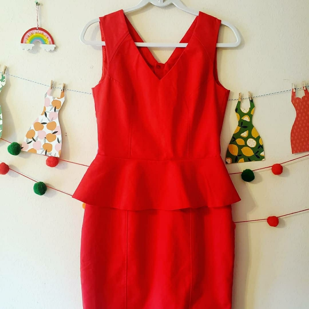 Red summer Dress